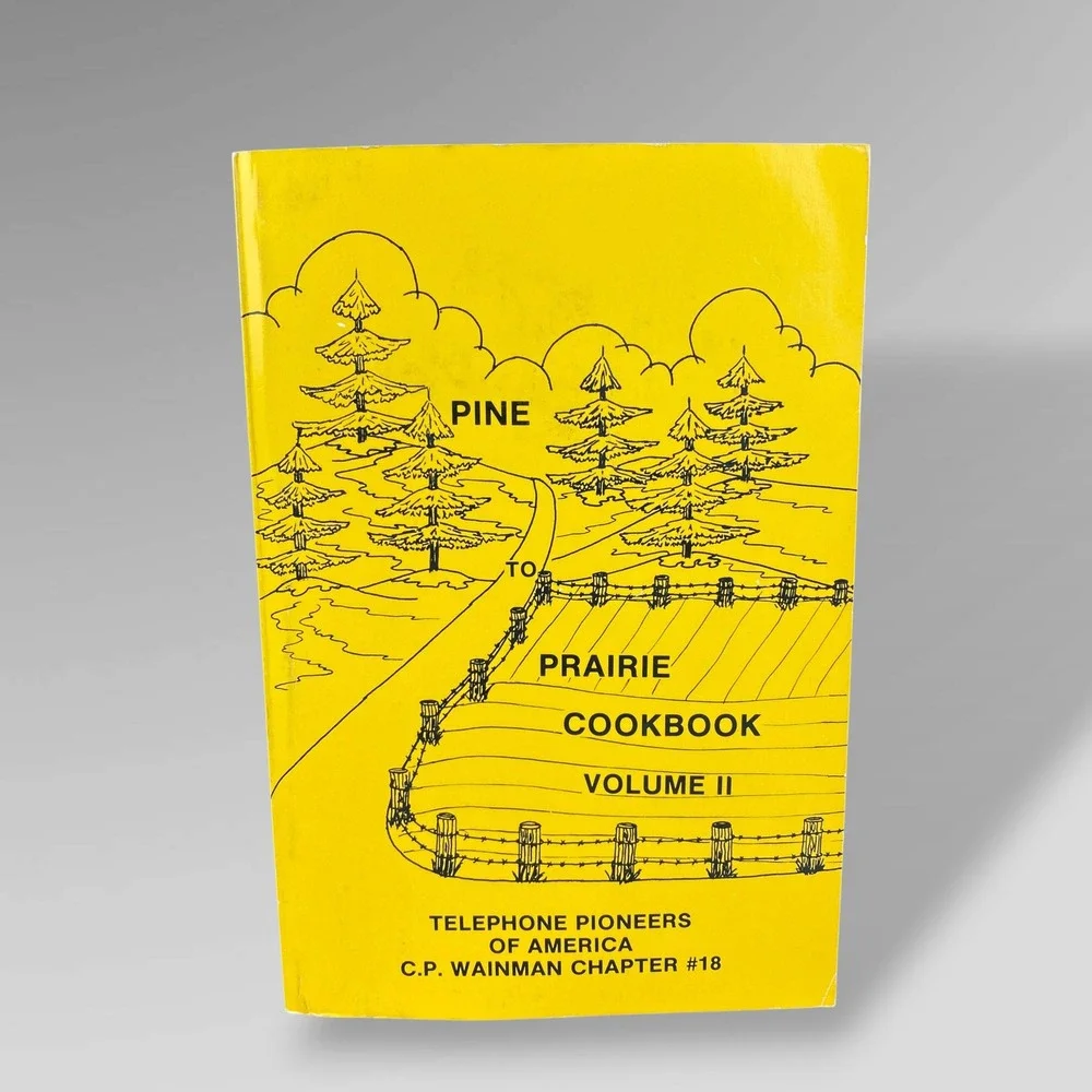 Pine to Prairie Cookbook Set Vol 1 2 3 North Dakota Minnesota Telephone 1980s